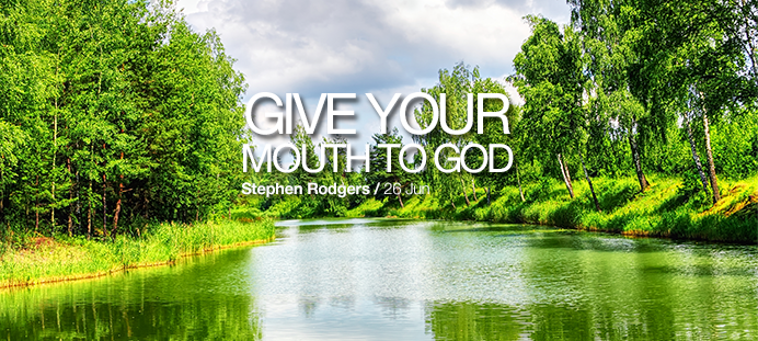 Give Your Mouth to God Image